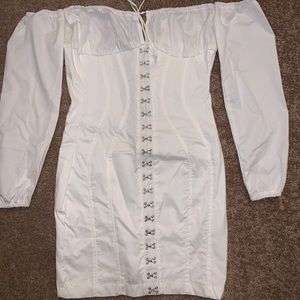Corset White Dress